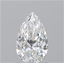 Natural Diamond 0.80 Carats, Pear with  Cut, F Color, VVS2 Clarity and Certified by GIA