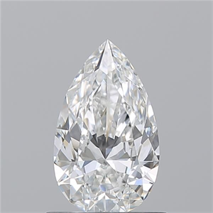 Picture of Natural Diamond 0.80 Carats, Pear with  Cut, F Color, VVS2 Clarity and Certified by GIA