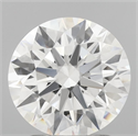 Del inventario de diamantes de laboratorio, 2.09 quilates, Redondo , Color E, claridad VVS2 y certificado IGI