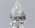 Natural Diamond 0.46 Carats, Pear with  Cut, H Color, VS2 Clarity and Certified by GIA
