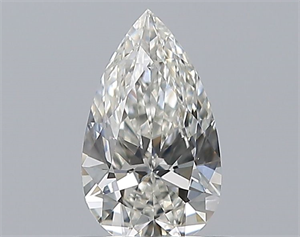 Picture of Natural Diamond 0.46 Carats, Pear with  Cut, H Color, VS2 Clarity and Certified by GIA