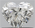 Natural Diamond 0.50 Carats, Heart with  Cut, H Color, VVS2 Clarity and Certified by IGI