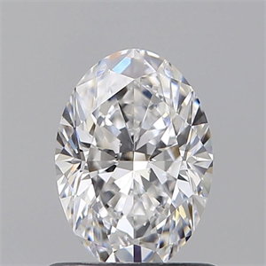 Foto Diamante Natural 0.75 quilates, Ovalado , Color D, claridad SI1 y certificado GIA de