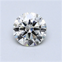 Natural Diamond 0.70 Carats, Round with Excellent Cut, J Color, SI1 Clarity and Certified by GIA