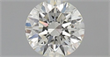 Natural Diamond 0.42 Carats, Round with Excellent Cut, H Color, IF Clarity and Certified by IGI