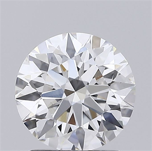 Picture of Lab Grown Diamond 1.56 Carats, Round with Ideal Cut, E Color, VVS2 Clarity and Certified by IGI