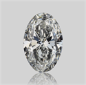 Natural Diamond 0.71 Carats, Oval with  Cut, G Color, SI1 Clarity and Certified by GIA