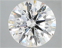 Lab Grown Diamond 2.91 Carats, Round with Ideal Cut, F Color, VS1 Clarity and Certified by IGI