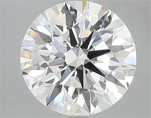 Picture of Lab Grown Diamond 2.91 Carats, Round with Ideal Cut, F Color, VS1 Clarity and Certified by IGI