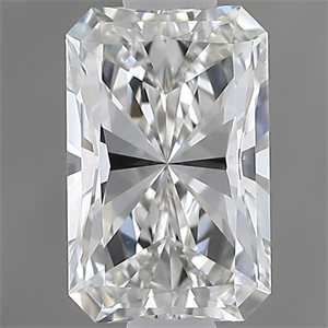 Picture of Natural Diamond 0.70 Carats, Radiant with  Cut, H Color, VS1 Clarity and Certified by GIA