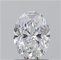 Natural Diamond 1.20 Carats, Oval with  Cut, E Color, SI1 Clarity and Certified by GIA
