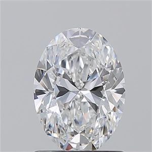 Picture of Natural Diamond 1.20 Carats, Oval with  Cut, E Color, SI1 Clarity and Certified by GIA