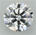 Lab Grown Diamond 4.00 Carats, Round with Excellent Cut, D Color, IF Clarity and Certified by IGI