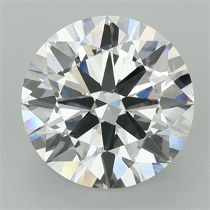 Picture of Lab Grown Diamond 4.00 Carats, Round with Excellent Cut, D Color, IF Clarity and Certified by IGI