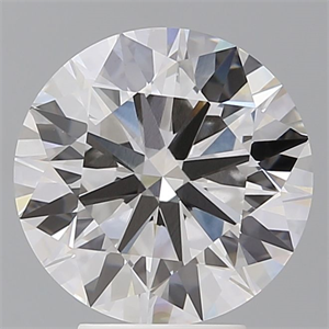 Picture of Lab Grown Diamond 4.50 Carats, Round with Excellent Cut, F Color, VVS2 Clarity and Certified by IGI