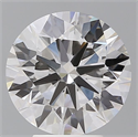 Lab Grown Diamond 4.50 Carats, Round with Excellent Cut, F Color, VVS2 Clarity and Certified by IGI