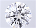 Lab Grown Diamond 6.53 Carats, Round with Ideal Cut, E Color, VS1 Clarity and Certified by IGI