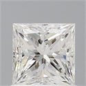 Natural Diamond 0.80 Carats, Princess with  Cut, G Color, VS2 Clarity and Certified by GIA