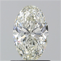 Diamante Natural 0.90 quilates, Ovalado , Color H, claridad VVS2 y certificado IGI