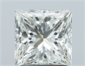 Natural Diamond 1.51 Carats, Princess with  Cut, J Color, VVS1 Clarity and Certified by GIA