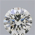 Diamante Natural 0.45 quilates, Redondo , Color K, claridad SI2 y certificado GIA