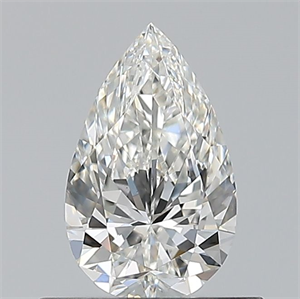 Foto Diamante Natural 0.50 quilates, De pera , Color G, claridad VS2 y certificado GIA de