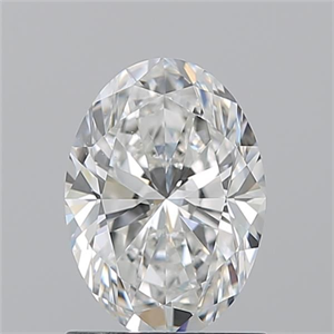 Picture of Natural Diamond 1.20 Carats, Oval with  Cut, F Color, VS2 Clarity and Certified by GIA