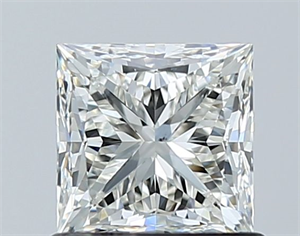Picture of Natural Diamond 1.01 Carats, Princess with  Cut, I Color, VS2 Clarity and Certified by GIA