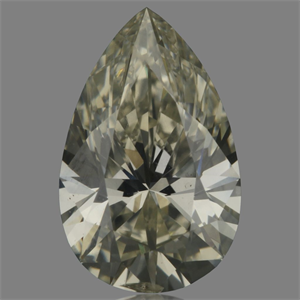 Picture of Natural Diamond 0.72 Carats, Pear with  Cut, K Color, SI2 Clarity and Certified by GIA