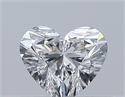 Natural Diamond 0.31 Carats, Heart with  Cut, E Color, VVS1 Clarity and Certified by GIA