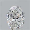 Diamante Natural 0.90 quilates, Ovalado , Color G, claridad SI1 y certificado GIA