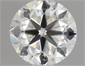 Diamante Natural 0.70 quilates, Redondo , Color I, claridad VVS1 y certificado GIA