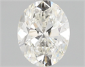 Natural Diamond 1.02 Carats, Oval with  Cut, I Color, SI1 Clarity and Certified by GIA