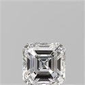 Diamante Natural 0.51 quilates, Asscher , Color F, claridad VS1 y certificado GIA
