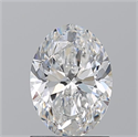 Natural Diamond 1.33 Carats, Oval with  Cut, F Color, SI1 Clarity and Certified by GIA