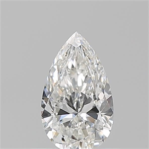 Foto Diamante Natural 0.51 quilates, De pera , Color F, claridad VS1 y certificado GIA de