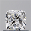 Natural Diamond 0.52 Carats, Cushion with  Cut, E Color, VS2 Clarity and Certified by GIA