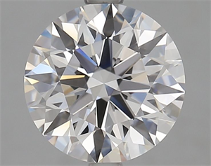 Picture of Lab Grown Diamond 2.98 Carats, Round with Excellent Cut, D Color, VVS1 Clarity and Certified by GIA