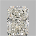Natural Diamond 3.07 Carats, Radiant with  Cut, K Color, SI2 Clarity and Certified by GIA