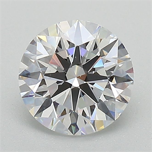 Picture of Lab Grown Diamond 1.34 Carats, Round with Ideal Cut, D Color, VS1 Clarity and Certified by IGI