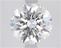 Lab Grown Diamond 1.58 Carats, Round with Ideal Cut, E Color, VS1 Clarity and Certified by IGI