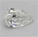 Natural Diamond 1.50 Carats, Pear with  Cut, J Color, SI2 Clarity and Certified by GIA
