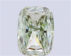 Picture of Lab Grown Diamond 2.05 Carats, CUSHION MODIFIED with  Cut, Fancy Intense Green Color, VS2 Clarity and Certified by IGI