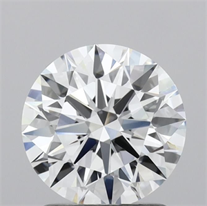 Picture of Lab Grown Diamond 1.45 Carats, Round with Ideal Cut, E Color, VVS2 Clarity and Certified by IGI