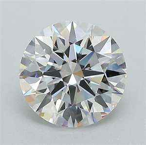 Picture of Lab Grown Diamond 1.31 Carats, Round with Ideal Cut, D Color, VS1 Clarity and Certified by IGI