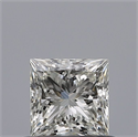Diamante Natural 0.56 quilates, Princesa , Color H, claridad VVS1 y certificado IGI