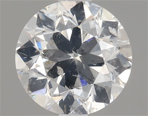 Picture of Natural Diamond 0.67 Carats, Round with Very Good Cut, E Color, SI2 Clarity and Certified by HRD