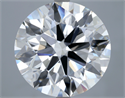 Lab Grown Diamond 9.01 Carats, Round with Ideal Cut, F Color, VS2 Clarity and Certified by IGI
