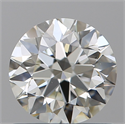 Natural Diamond 0.95 Carats, Round with Excellent Cut, H Color, VS1 Clarity and Certified by IGI