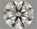 Diamante Natural 0.61 quilates, Redondo , Color I, claridad SI2 y certificado IGI